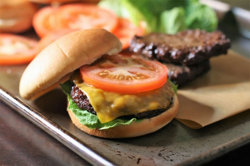 Juicy Air Fryer Hamburgers