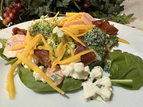 Keto Bacon Broccoli Salad