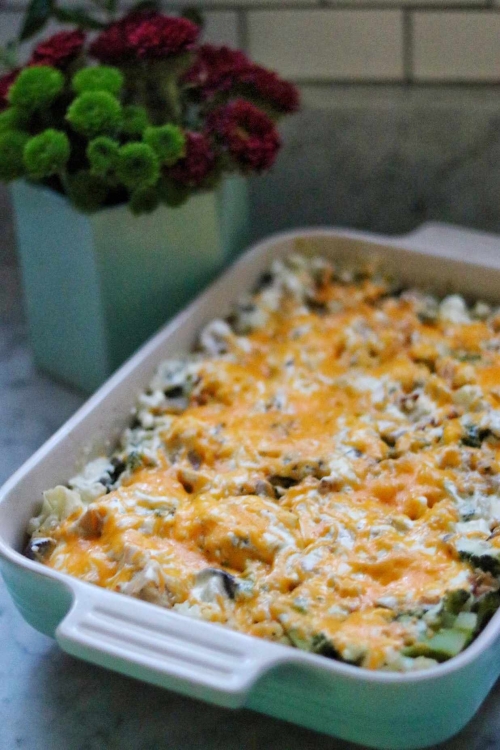 Keto Chicken Veggie Bake