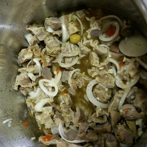Marinated Chicken Gizzards