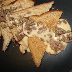 Marine Corps Gravy on Toast