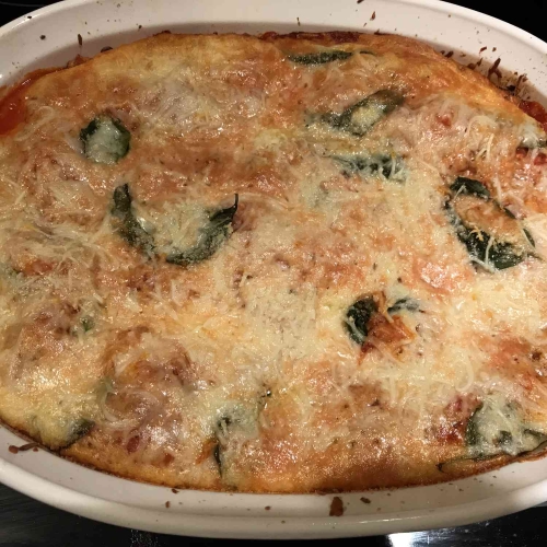 Matzo Cheese Lasagna
