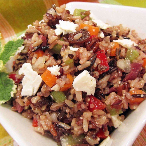 Mediterranean Rice Salad