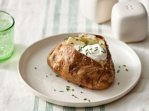 Perfectly Air-Fried Baked Potatoes