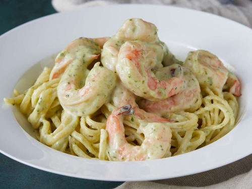 Pesto Shrimp Pasta