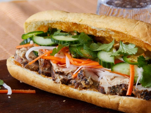 Roast Pork Bánh Mì Sandwich