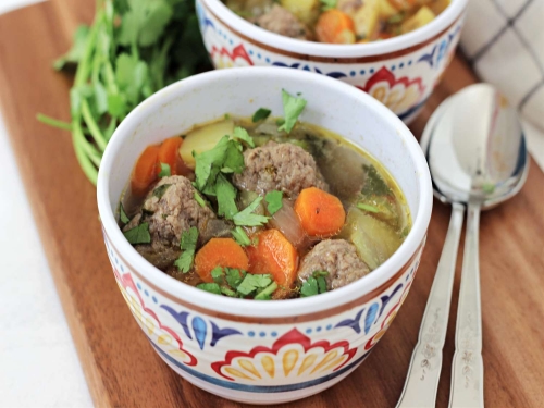 Savory Albondigas Soup