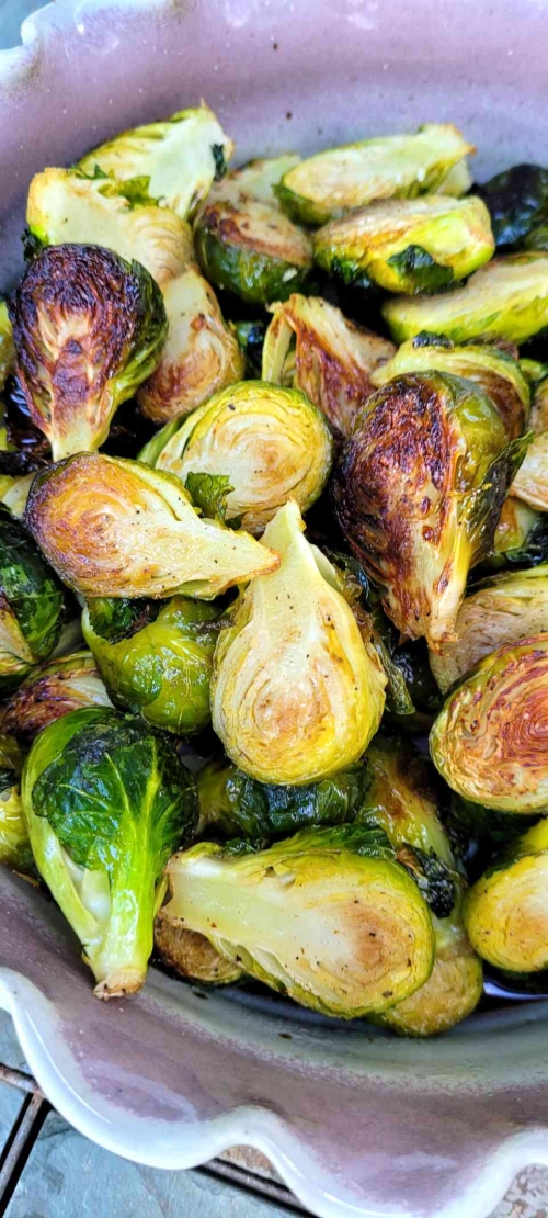 Savory Asian-Style Roasted Brussels Sprouts