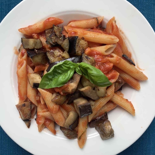 Sicilian Eggplant Pasta
