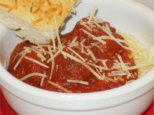 Sicilian Meatballs in Tomato Sauce