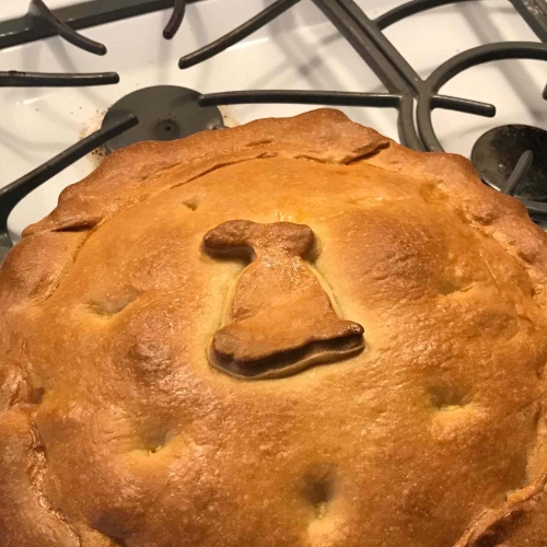 Sicilian Sausage and Prosciutto Pie