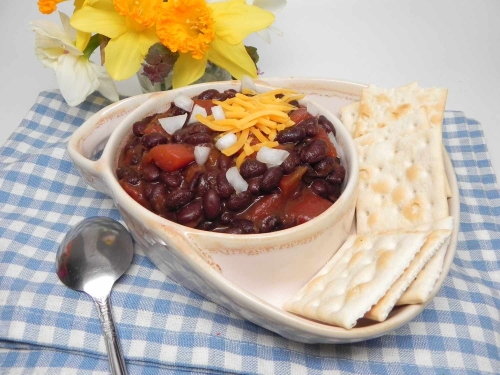 Simple 5-Ingredient Vegetarian Chili
