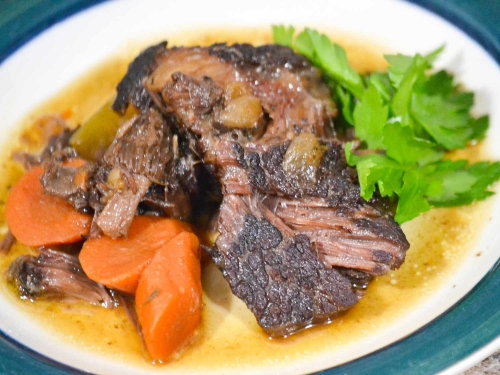Slow-Cooked Beef Cheeks
