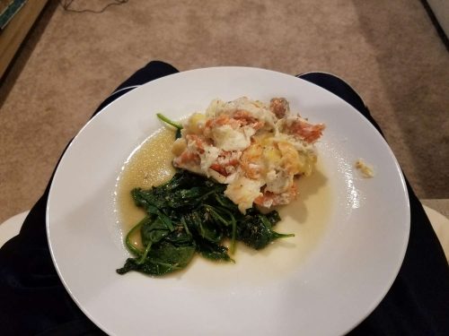 Smoked Gouda Crab Salmon
