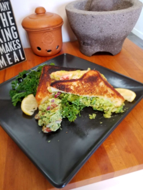 Southwestern Guacamole Grilled Cheese