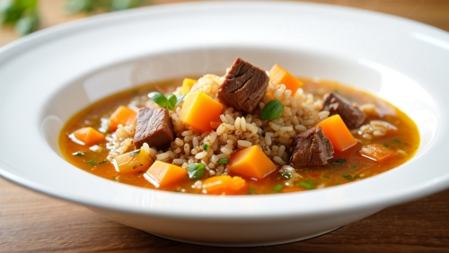 Spiced Beef and Rice Stew