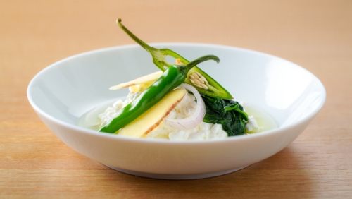 Spiced Cottage Cheese with Spinach