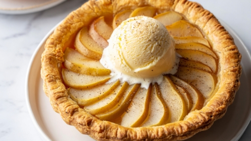 Spiced French Pear Pie