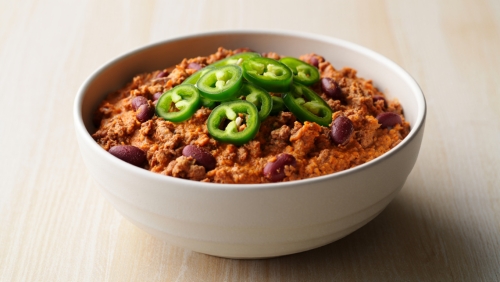Spicy Beef and Bean Dip
