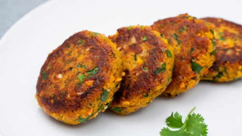 Spicy Beef and Dal Patties