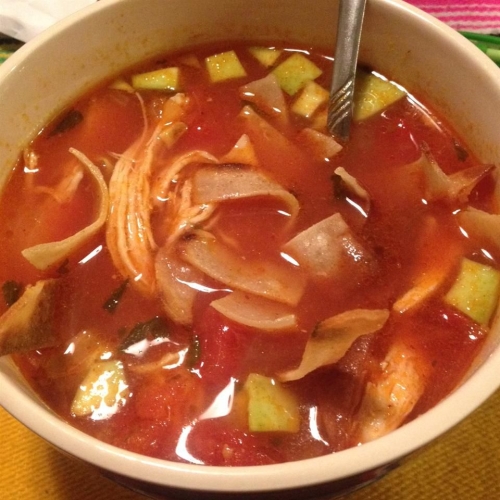 Spicy Chicken Tortilla Soup