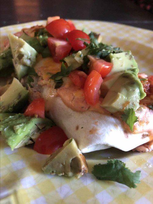 Spinach and Mushroom Enchiladas