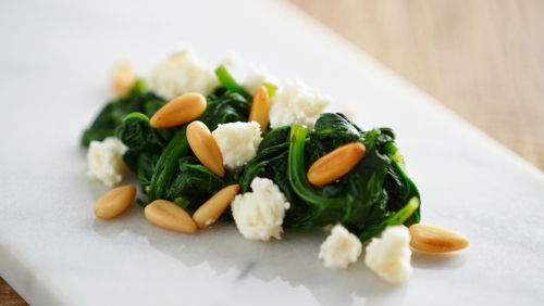 Spinach Feta Pine Nut Ravioli Filling