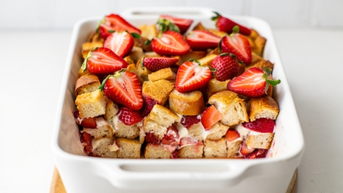 Strawberry Brunch Casserole