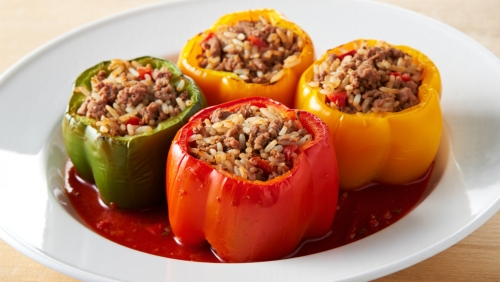 Stuffed Peppers in Sauce