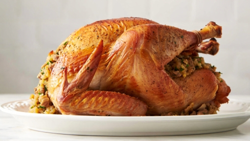 Stuffed Three-Bird Roast