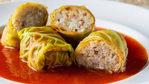 Stuffed Ukrainian Cabbage Rolls