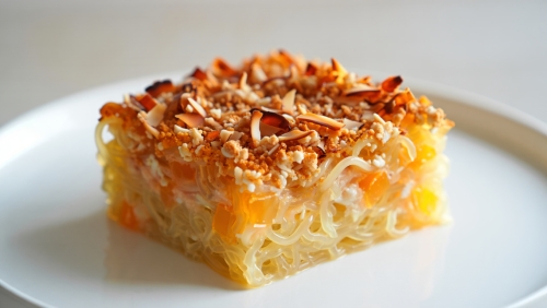Sweet Coconut Noodle Kugel