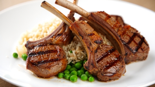 Sweet Glazed Grilled Lamb