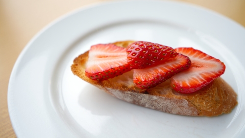Sweet Strawberry Bruschetta