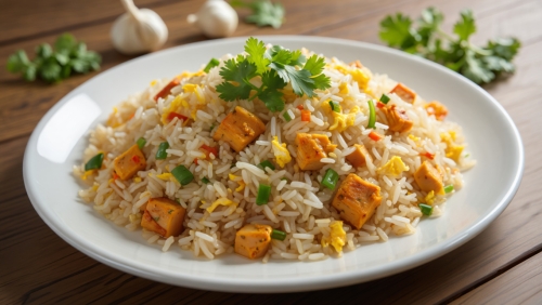 Thai Fried Rice with Marinated Chicken