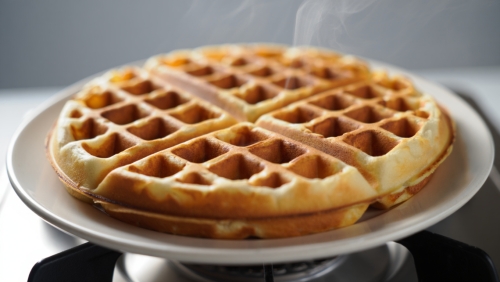 Traditional Belgian Iron Waffles