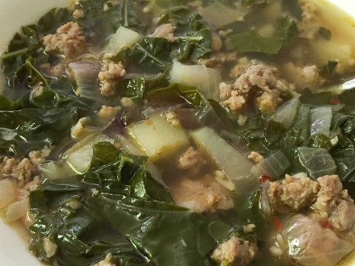 Tuscan-Style Sausage and Kale Soup