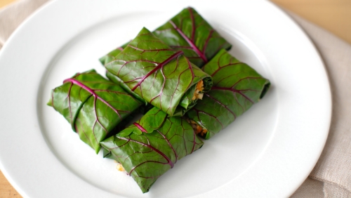 Ukrainian Beet Green Rolls
