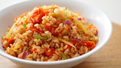 Vegan Kimchi Fried Rice