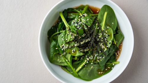 Vegan Spinach Sesame Salad