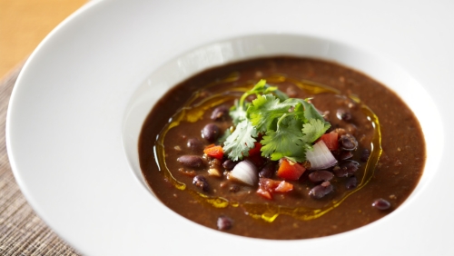 Venezuelan Vegetarian Black Bean Soup