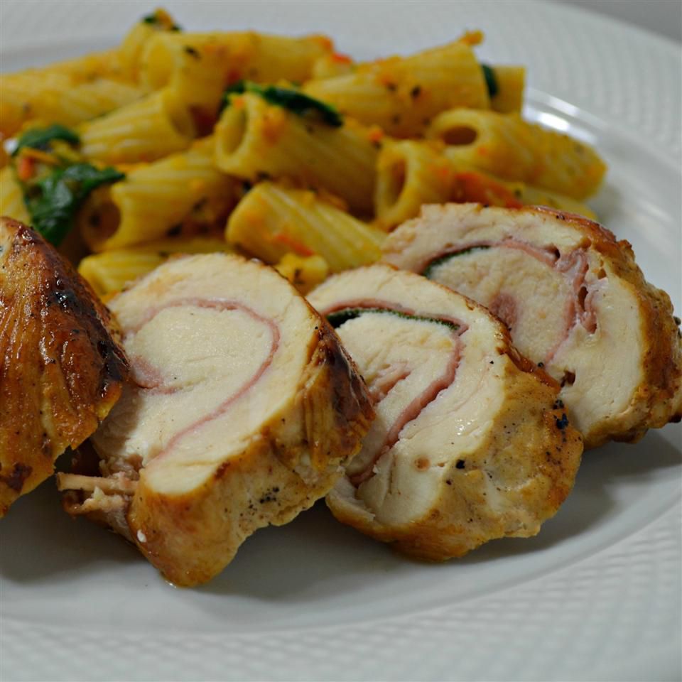 Prosciutto Stuffed Chicken Roulades