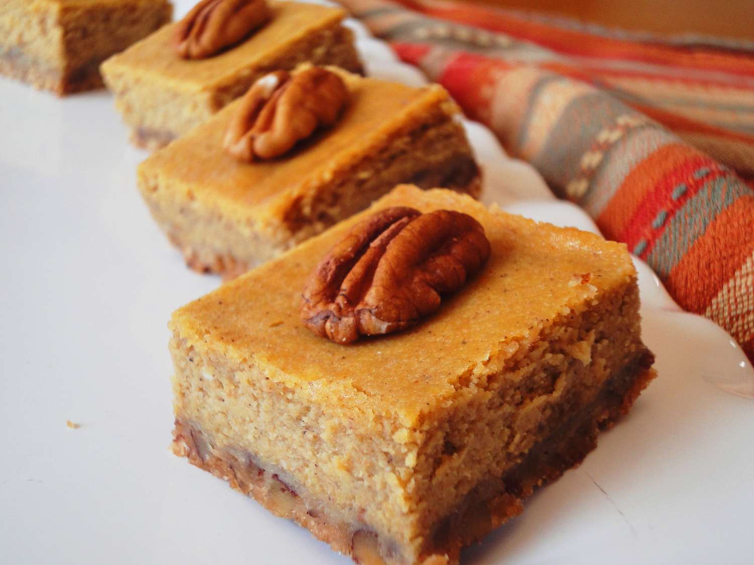 Pumpkin Cheesecake Squares