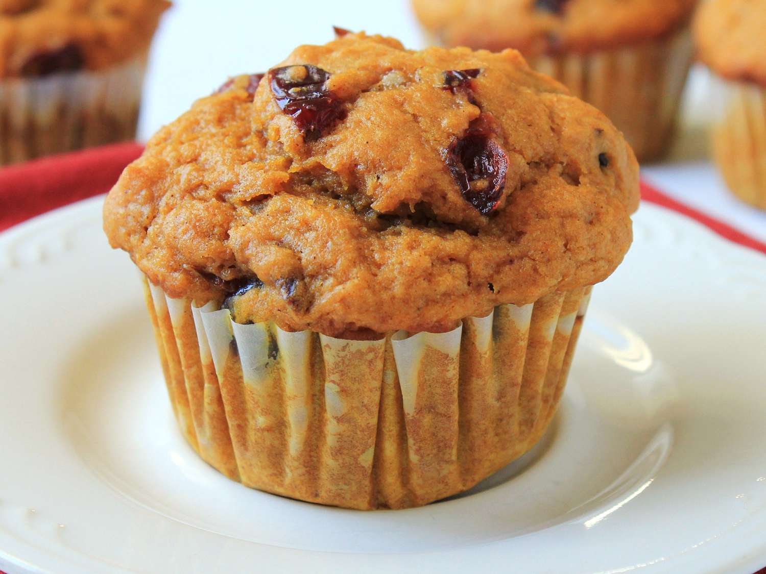 Pumpkin Cranberry Muffins