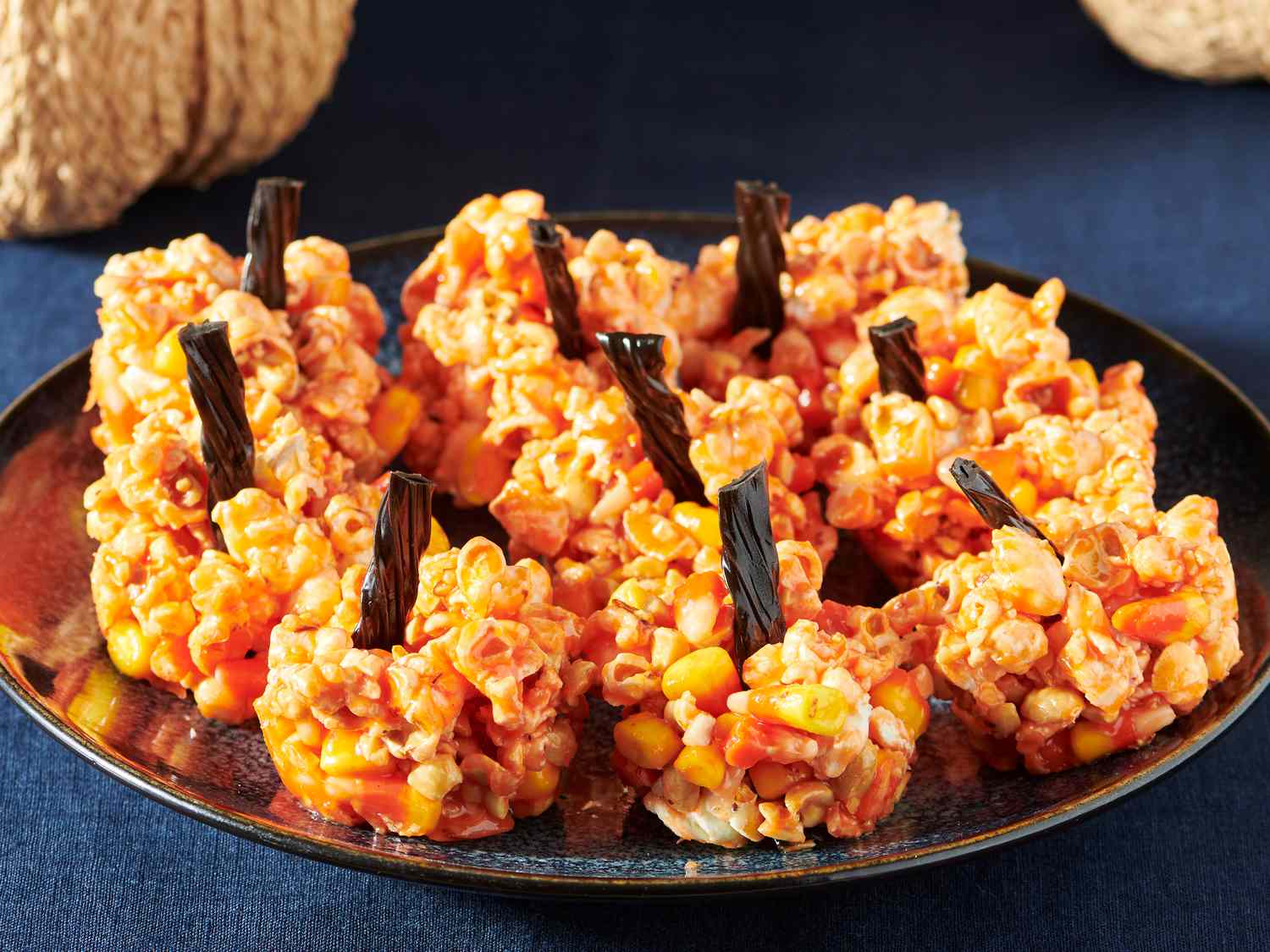 Pumpkin Popcorn Balls