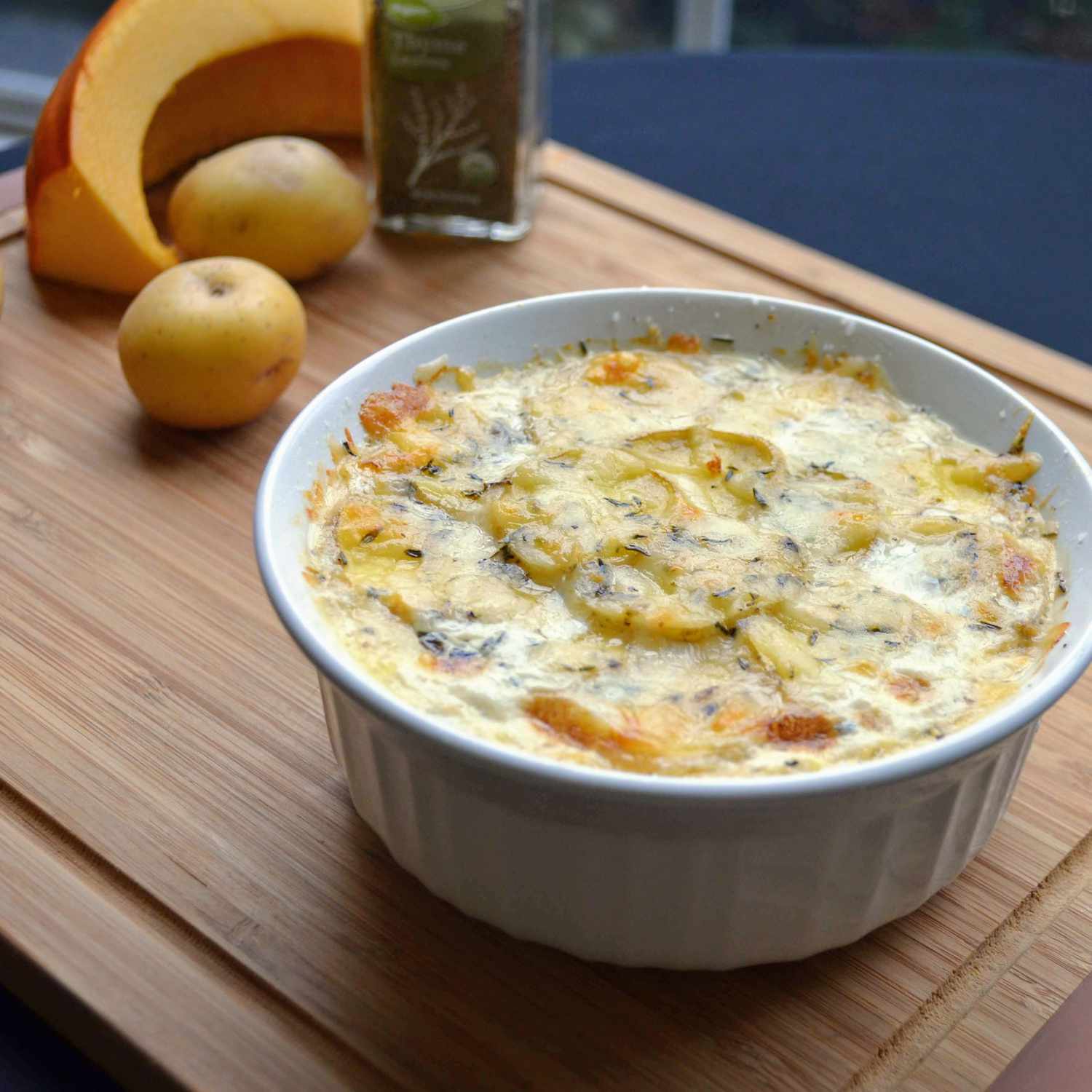 Pumpkin Potato Gratin