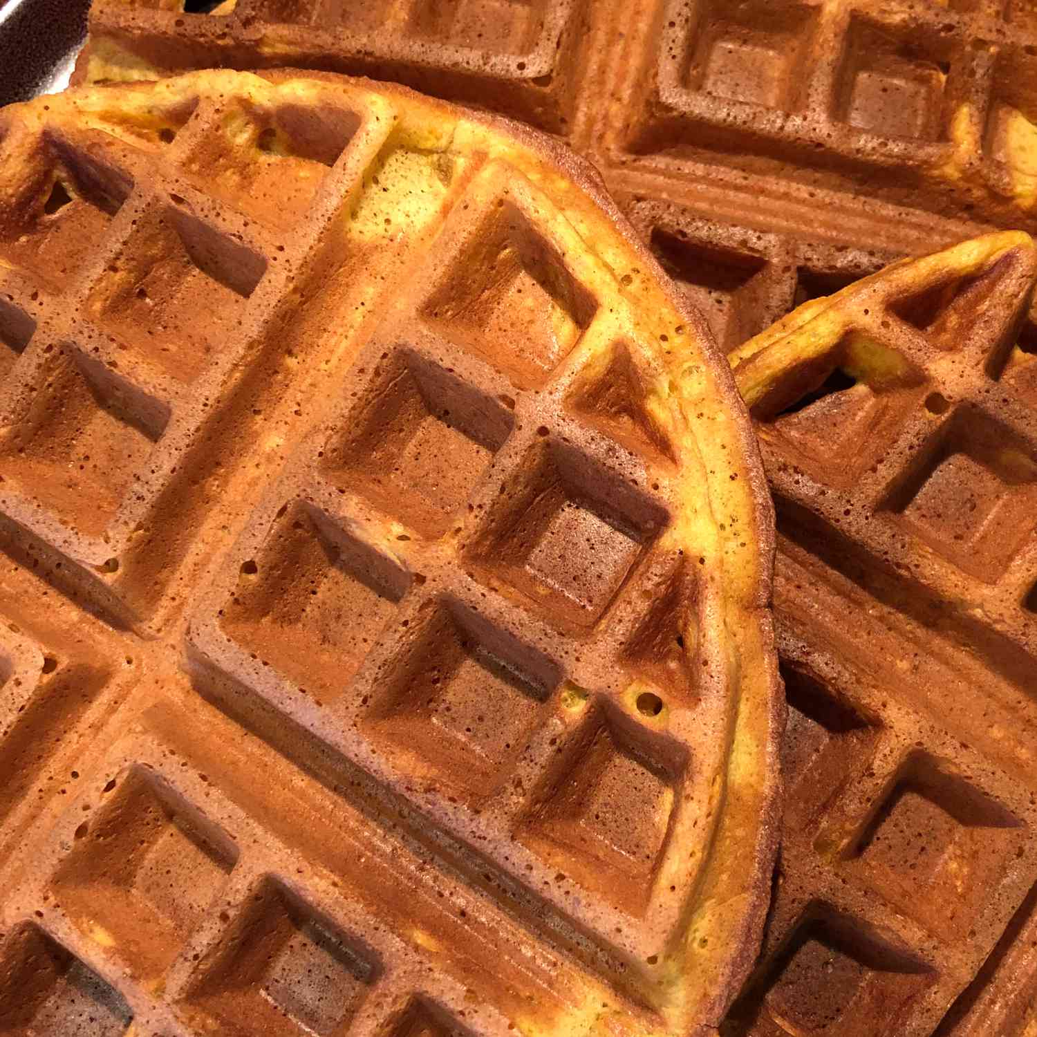 Pumpkin Spice Waffles
