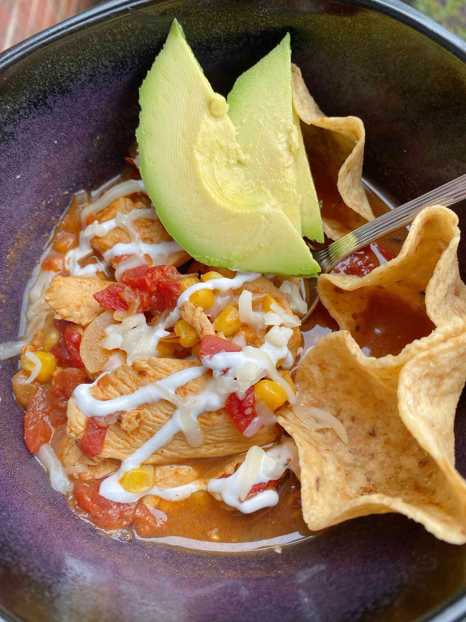 Quick Chicken Taco Soup