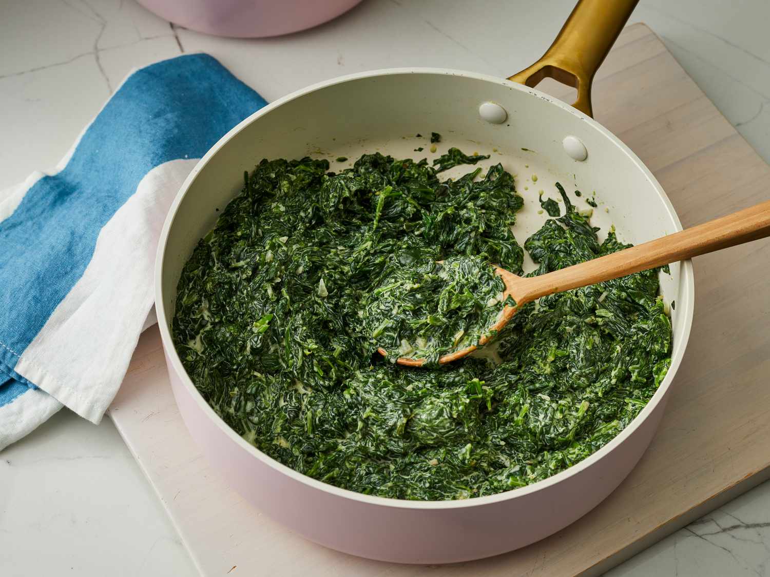 Quick Creamed Spinach