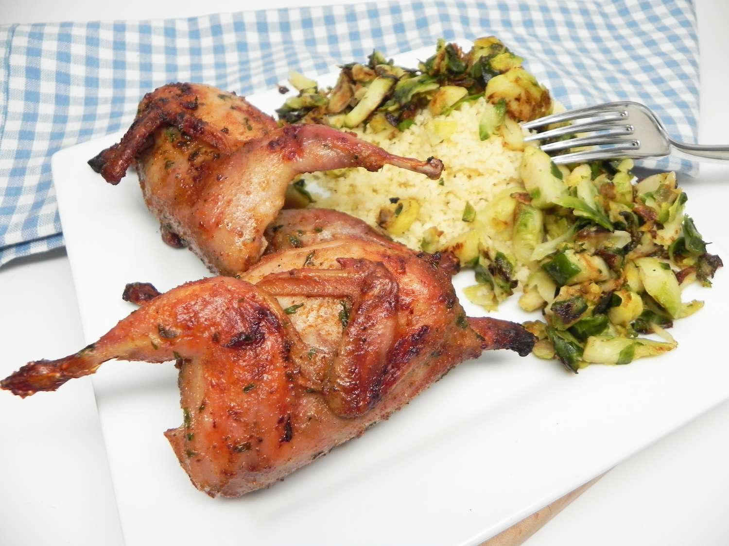 Quick Grilled Quail